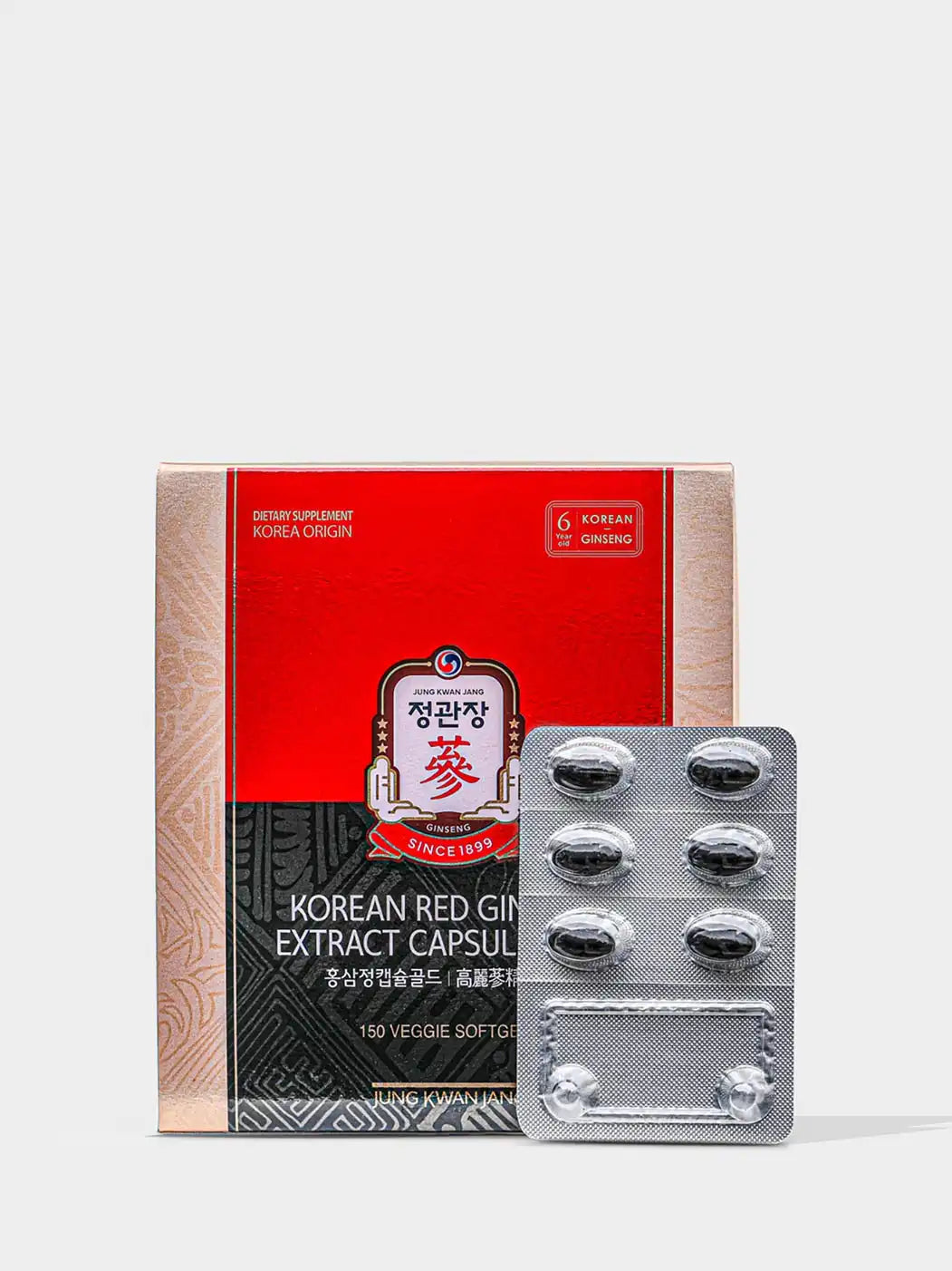 Korean Red Ginseng Extract Capsule Gold